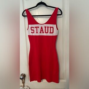 STAUD Red Lifeguard Dress